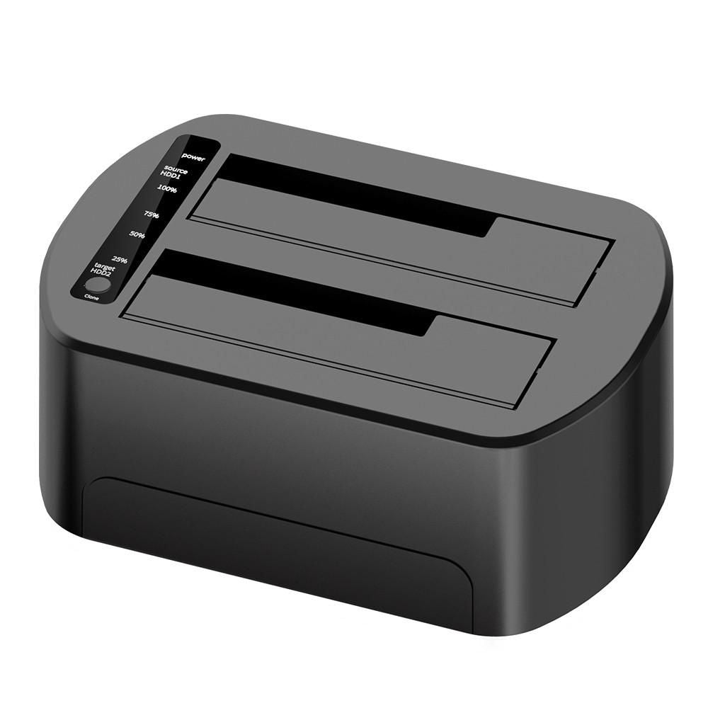 CoreParts USB3.0 dual bay HDD clone – MS-CLONER-SATA2.5-3.5