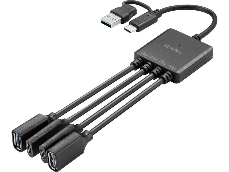 Sandberg USB-C/A to 2A+2C Splitter