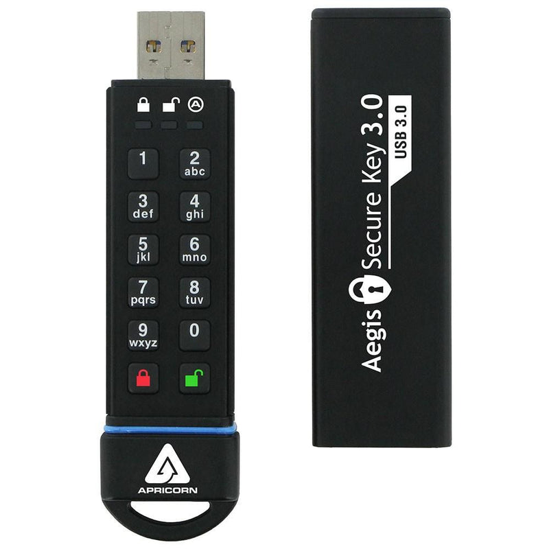 Apricorn Aegis Secure Key 3 240GB krypteret USB